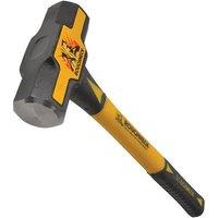 Roughneck Mini Sledge Hammer 16In Fibreglass Handle 1.8Kg (4Lb) in Yellow