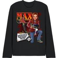 Stranger Things Tales From 85 Max Long Sleeve T-Shirt, Black | Size: 2XL