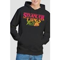 Stranger Things Tales From 85 Logo Hoodie, Black | Size: Large