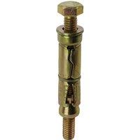 JCP CONSTRUCTION PRODUCTS Shield Anchors Loose Bolt Zyp - M6 x 55/10 - Box of 50 in Gold