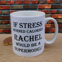 Uniqueful Personalised Super Model Mug Birthday Gift for Friend in White