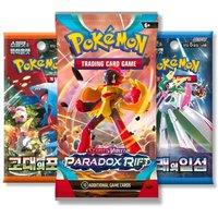 That Chunky Yellow Mouse Pokemon Paradox Rift Booster Bundle - 1 English + 2 KR Packs