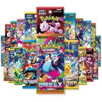 That Chunky Yellow Mouse Pokemon Cards Korean Assorted Booster Bundle - 10 Pack Mix