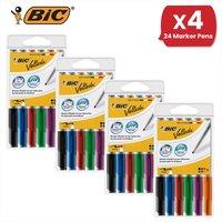 Bic VELLEDA 1741 DRYWIPE ASSORTED - 4 Packs