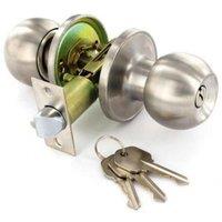 Securit Stainless Steel Locking Door Kit in Silver