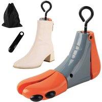 SPETLEK Adjustable High Top Shoe Stretcher Portable Boot Tree Shaper in Burnt Orange | Size: Large