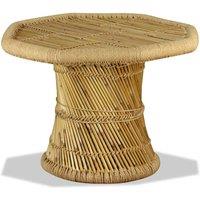 Berkfield Home Coffee Table Bamboo Octagon 60x60x45 cm in Brown | Size: 60 x 60 x 45 cm