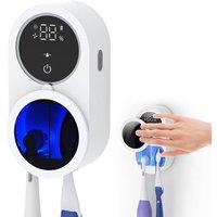 Dragodirect UV Toothbrush Sanitizer Case with Smart Sensor & Rechargeable in White