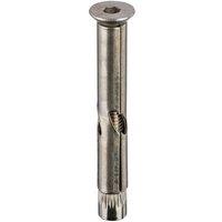 JCP CONSTRUCTION PRODUCTS A2-304 Sleeve Anchors 8mm/M6 x 45 - Box of 100 in Silver
