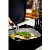 MasterClass Cast Aluminium 28cm Grill Pan in Grey