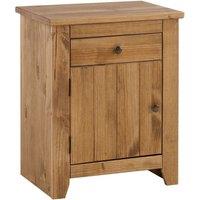 Lemon Pavilion Furniture Havana Bedside Cabinet - Pine - L39 x W53 x H65 cm - Pine in Brown | Size: 1 Pack