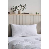 CHRISTY Luxury European Feather & Down King Pillow Medium-Firm in White