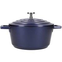 MasterClass Lightweight 2.5 Litre Casserole Dish with Lid in Blue