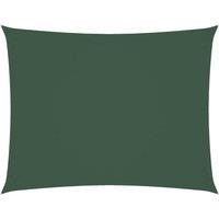 Berkfield Home Sunshade Sail Oxford Fabric Rectangular 6x8 m Dark Green