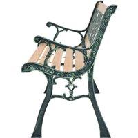 Berkfield Home Decorative Garden Bench 122 cm Wood in Light Tan