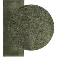 Berkfield Home Rug HUARTE Short Pile Soft & Washable Forest Green 80x200 cm | Size: Medium