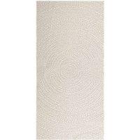 Berkfield Home Rug ZIZUR Cream 100x200 cm Jute Look Indoor & Outdoor | Size: Medium
