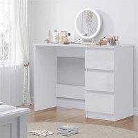 SPETLEK 3 Drawers Dressing Table Desk Home Office Bedroom White