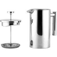 Havendro 350ML French Cafetiere French Press Coffee Maker Stainless in Silver