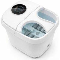 Spector Foot Spa Massager Bath Electric Heater Temperature Control Bubbles in White