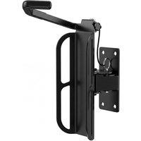 Monvelo Bike Rack Hook-mounted Parking Rack Swivel Bike Wall Mount Storage in Black