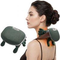 Dragodirect Wireless 4D Neck & Shoulder Massager with Deep Tissue Kneading in Dark Green