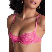 Aubade Women's Rules of Attraction Half Cup Bra in Pink | Size: 34B