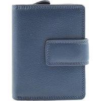 House of Leather Women's Womens Leather Purse HOL1132 in Navy