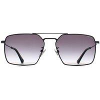 Police Men's Rectangle Shiny Gunmetal Grey Gradient SPLL07 Origins Lite 15