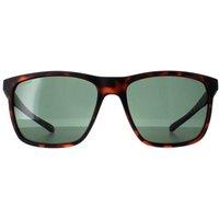 O'Neill Men's Square Matte Tortoise Green Polarized ONS-9005 in Brown