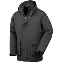 Result Recycled Men's 3 in 1 Ripstop Jacket in Black | Size: XS