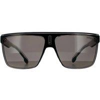 Carrera Men's Shield Black Crystal Grey Polarized Sunglasses