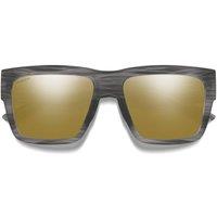 Smith Men's Rectangle Matte Grey Horn ChromaPop Bronze Brown Mirror Lineup