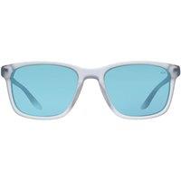 Quiksilver Men's Rectangle Matte Ice Blue Crystal Blue Mirrored QS4001