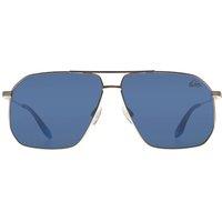 Quiksilver Men's Aviator Shiny Gold Blue Polarized QS3009