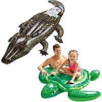 Intex Realistic Gator & Lil Turtle Swimming Pool Ride-On | Size: 2.5kg