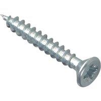 Forgefix Multi-Purpose Pozi Screw Csk St Zp 4 X 30Mm Box 200 in Silver