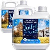 Homefront Caravan & Motorhome Blue Toilet Chemical Fluid Solution Cleaner 4L