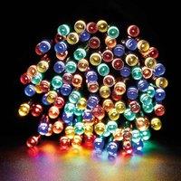 Gainsborough Solar LED Garden String Lights, 200 LEDs with 8 Light Effects, 21.9m