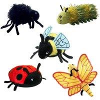 The Puppet Company Mini Beasts Set of 5 - Finger Puppets