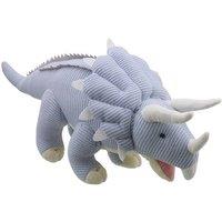 Wilberry Triceratops (Blue) - Small - Knitted