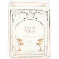 Something Different Good Vibes Book Vase in White