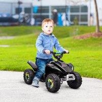 HOMCOM 6V Kids Electric Ride on Car for 18-36 Months Toddlers in Black