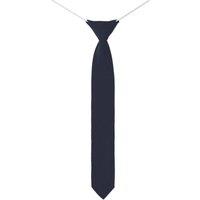 Roco Men's Childrens Skinny Elasticated Navy Tie