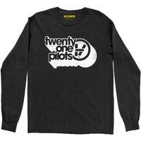 Twenty One Pilots Men's Vessel Vintage Cotton Long-Sleeved T-Shirt in Black | Size: Small