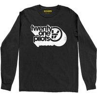 Twenty One Pilots Men's Vessel Vintage Cotton Long-Sleeved T-Shirt in Black | Size: Medium
