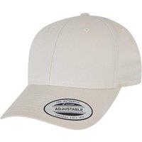 Flexfit Men's Curved Classic Snapback Cap in Light Beige