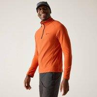 Regatta Men's Montes Lightweight Half Zip Fleece in Orange | Size: Medium
