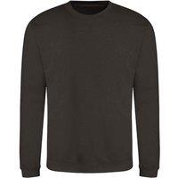 AWDis Men's Just Hoods Sweatshirt in Chocolate | Size: Medium