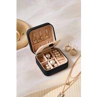 SHEONLY Women's Portable Multi-functional Jewellery Storage Box in Black